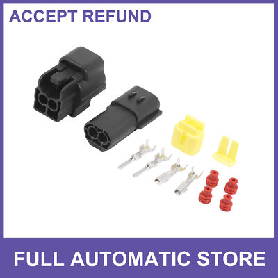 1Set 2Pin Car Electrical Wire Connector Plug Kit Waterproof for Car RV Universal