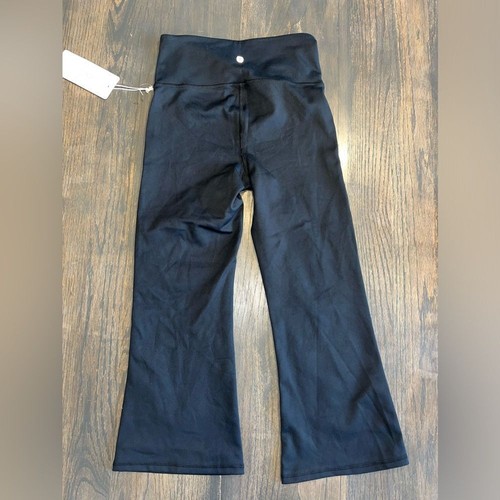 Balance Collection Laney Flare Capri Moisture-Wicking Yoga Pants Black F35 - Picture 6 of 6