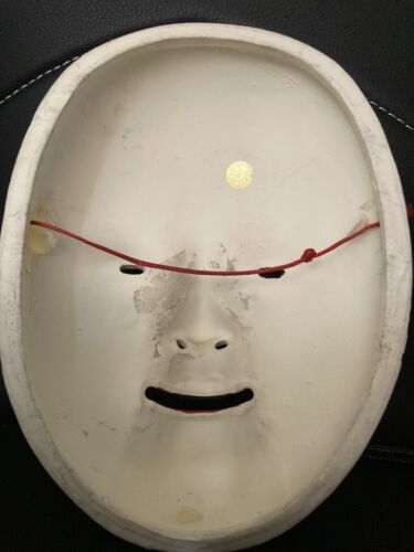 Noh Maske japanisches Porzellan Wakaonna Nohmen weiblich Kyogen Okame. Schön (7*5) - Bild 3 von 4