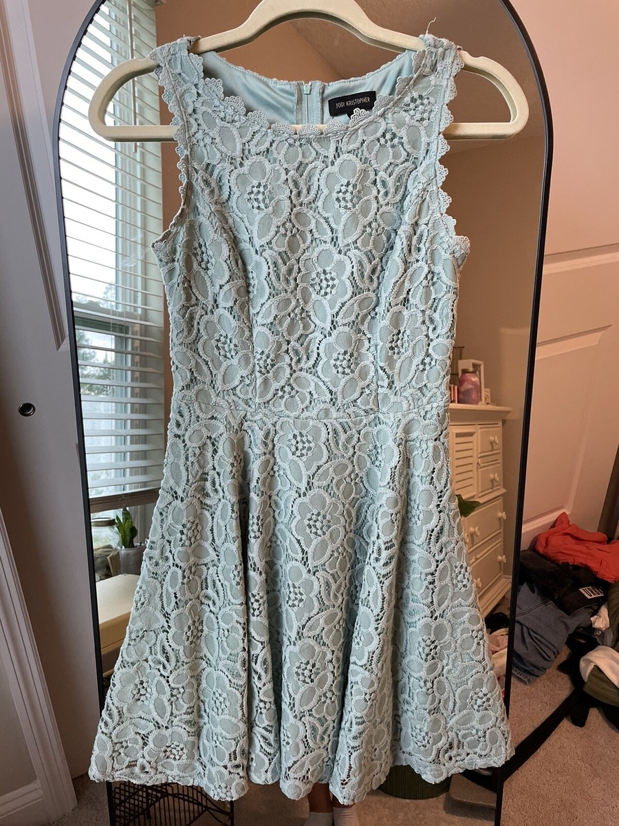 jodi kristopher green dress Size 3 Sparkly dress