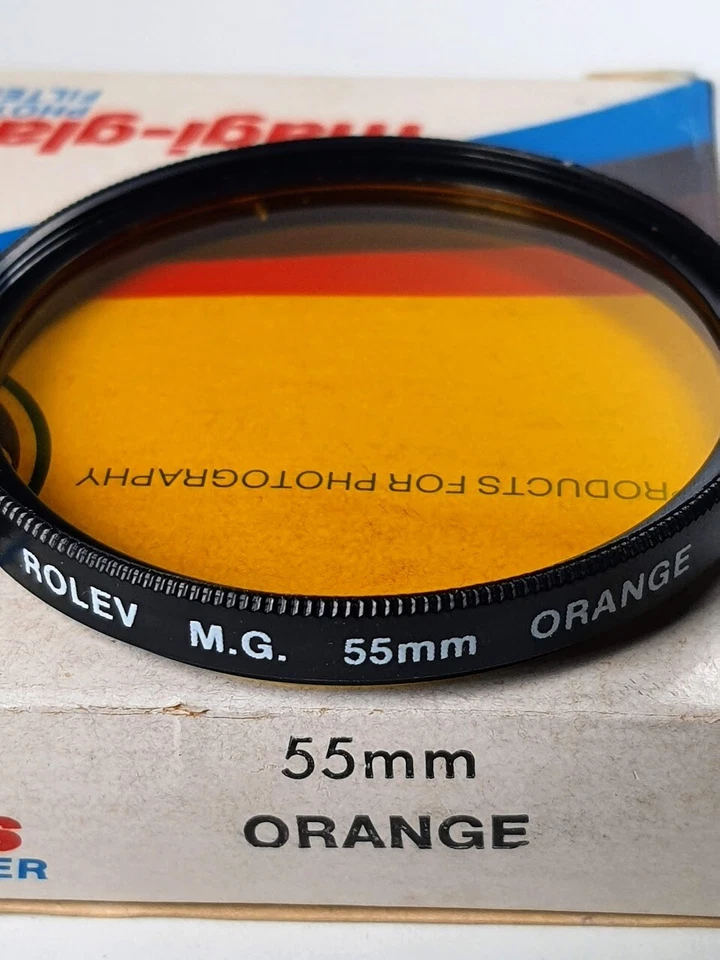 55mm Orange G Color Conversion Glass Lens Filter 55 mm O (G) E55 Rolev New Old s - Image 2 of 4