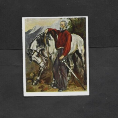 1930's #190 GIUSEPPE GARIBALDI (1807-1882) German Tobacco Card EX