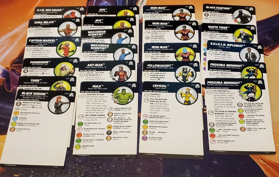 Heroclix Black Panther+The Illuminati Lot Of 30 W Chase,Prime, And Super Rare! - Image 3 of 4