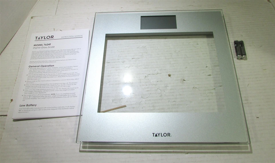 Glass Personal Scale Clear - Taylor - Image 4 of 4