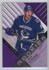 2016-17 SP Game Used Authentic Rookies Purple Troy Stecher #149 01ks
