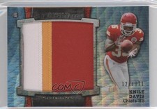 2013 Bowman Sterling Box Topper Rookie 127/171 Knile Davis Jumbo Patch b9e