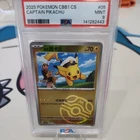 PSA 9 Captain Pikachu 2025 Pokemon CBB1 CS #05 Chinese Promo masterball