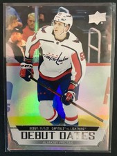 Aliaksei Protas - 2022-23 Upper Deck Debut Dates #DD-6 Washington Capitals