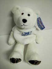 Limited Treasures NFL Dallas Cowboys D. Sanders Plush Beanie Bear White 1998