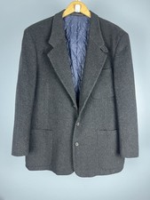 Vintage LL Bean Mens Gray Wool Insulated Sport Coat Blazer Jacket Size Large USA
