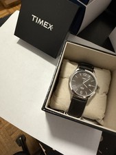 Timex Men's T2N848 Quartz Elevated Classics Dress Watch with Leather Band