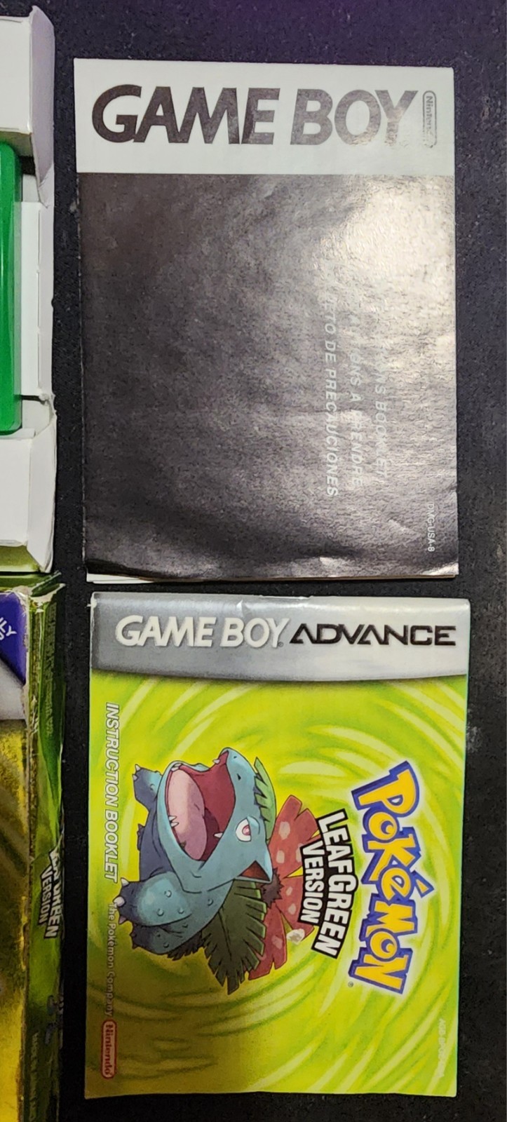 Pokemon: Leaf Green Version CIB with Adapter and Manuels