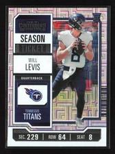2023 Panini Contenders - Silver Mojo Will Levis RC #97