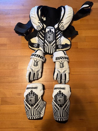 Brine Triumph Lacrosse White Black (Size Large)
