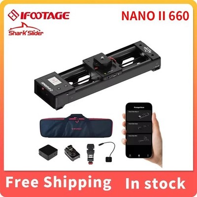 IFOOTAGE Shark Slider Nano II 660 26'' Motorized Camera Slider Payload 15.4lbs