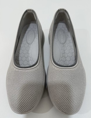 New VIVAIA Women s 39/8 Walker Pro Hybrid Ballet Flats Izabel Metallic Diamond