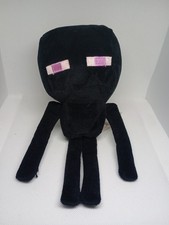 Mattel Minecraft Black ENDERMAN Stuffed Animal Plush Toy Mojang Studios 2019
