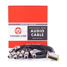 Vintage King Project Series db25 - XLRF 5ft Cable