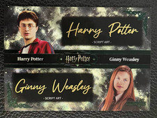 2025 KAKAWOW COSMOS Harry Potter Trading Cards-24/25-Dual Script Art Green Card