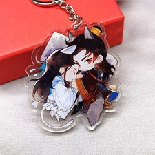 The Husky and His White Cat Shizun Chu Wanning Mo Ran Acrylic Keychain Anime