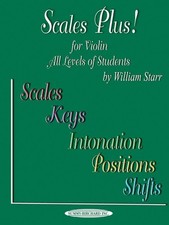 SCALES PLUS FOR VIOLIN BOOK FOR ALL LEVELS OF STUDENTS STARR SUMMY-BIRCHARD NEW