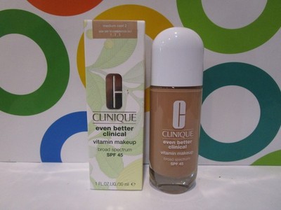 CLINIQUE ~ EVEN BETTER CLINICAL VITAMIN MAKEUP ~ # 2 LIGHT MEDIUM COOL ~ 1 OZ