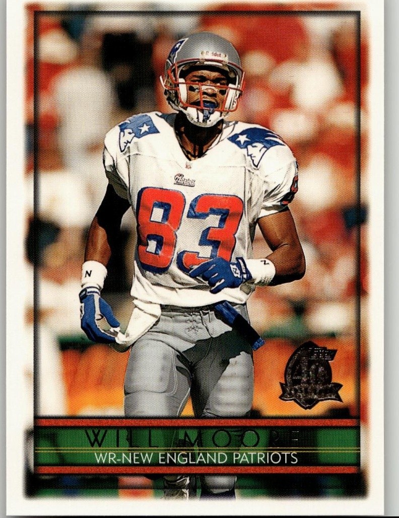 Will Moore 1996 Topps Football New England Patriots