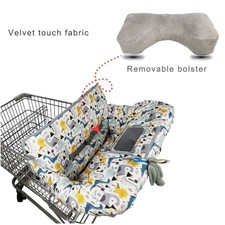 Soft Baby Shopping Cart Cover, Detachable Positioner