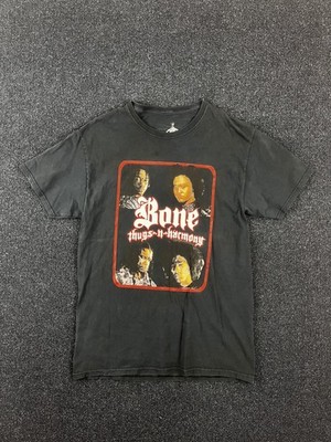 Bone Thugs-n-Harmony Shirt Mens Medium Black Graphic Rap Hip Hop Band Music Tee