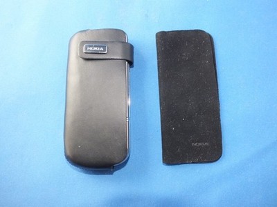 Original Nokia LEDER Ledertasche Tasche Etui Hülle 8800 Sapphire Arte Black Tuch