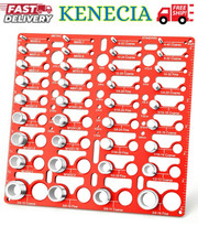 Thread Checker, 55 Bolt Size and Thread Gauge, Bolt Thread Identifier 20 Standar