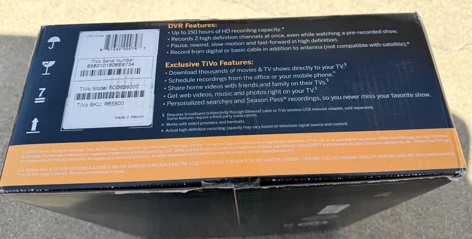 TiVo HD XL Modelo TCD658000 - Totalmente Nuevo Foto 4 de 4