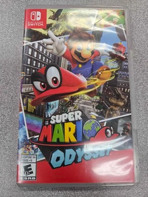 Nintendo Switch Super Mario Odyssey Complete Case Cartridge Authentic Tested