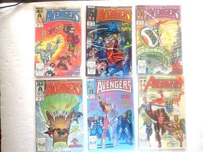 1988 Avengers 290-294,300, The Captain, Doctor Druid