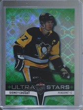 2024-25 Upper Deck Fleer Ultra Stars Green Achievement 1/10 Sidney Crosby 0v41