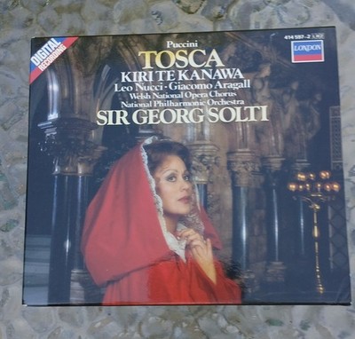 Puccini Tosca London Digital 2 CD Set w/Booklet 