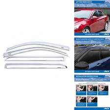 Auto Ventshade Rain Guards For 2019-2026 Chevy Silverado GMC Sierra 1500 Double