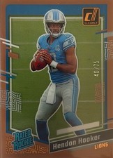 2023 CLEARLY DONRUSS RATED ROOKIES#61 HENDON HOOKER GOLD /50