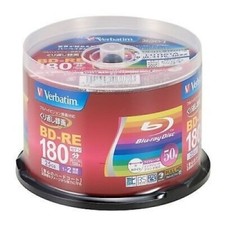 Verbatim VBE130NP50SV1 Blu-ray Disc 50 sheet Spindle 25GB 2X BD-RE Rewritable
