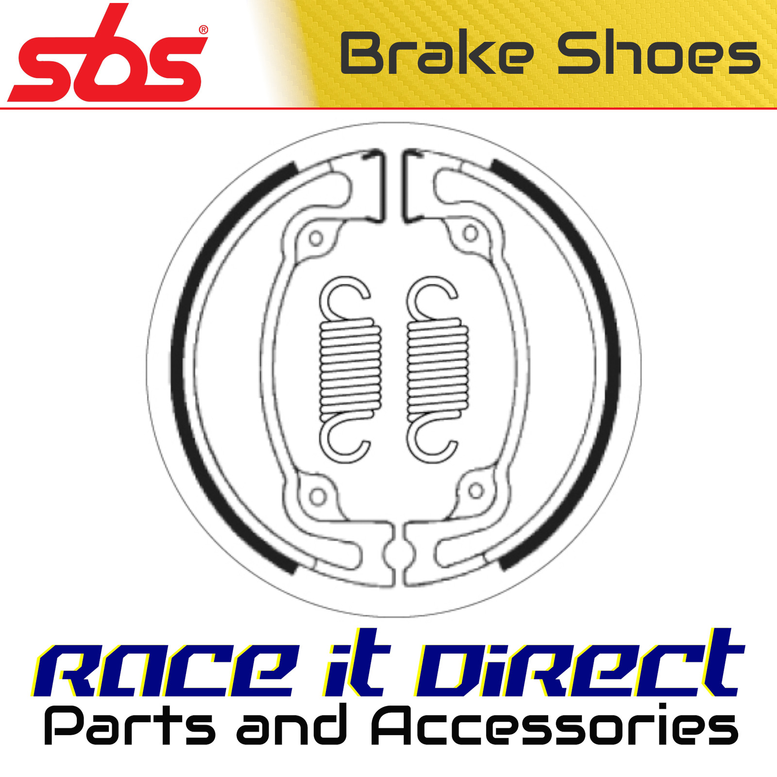 Brake Shoes for HONDA CR 250 R 1984-1985 Rear SBS