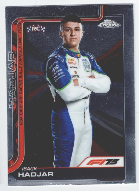 Isack Hadjar 2025 Topps Chrome Formula 1