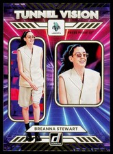 2025 Donruss WNBA Breanna Stewart 6 Tunnel Vision Press Proof New York Liberty