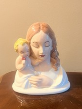 Vintage Mary And Jesus 1958 Ceramic Figure