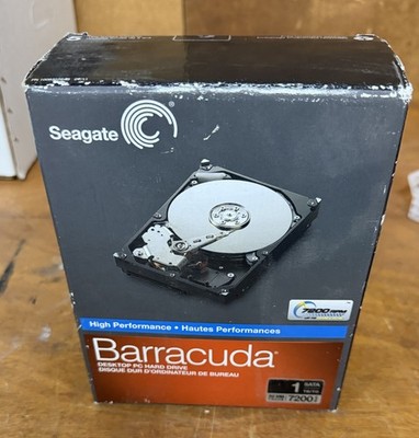 Seagate Barracuda Desktop Hard Drive 3.5 Internal ST310005N1A1AS-RK 1TB NIB 1TB