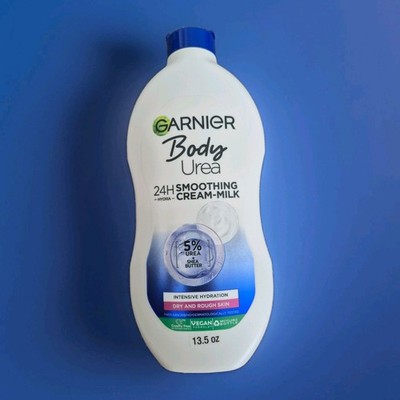Garnier Body Urea Smoothing Cream-Milk 5% Urea Shea Butter 13.5oz Vegan