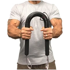 High-Quality Carbon Steel Power Twister Bar for Chest, Shoulder, Bicep Training