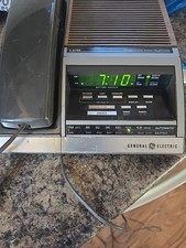 Vintage General Electric Phone Alarm Clock AM FM Radio Model 7-4700