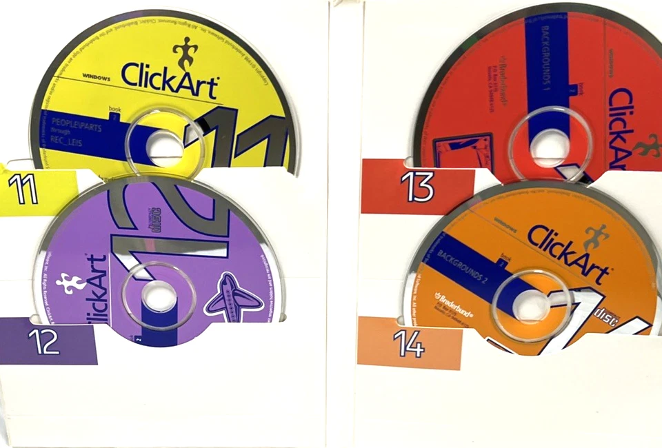 Broderbund ClickArt 300,000 CDs 11-20 TIFF Files Print Shop PrremierEdition 5.0 - Image 2 of 4
