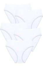 Comfort Choice - White Plus Cotton Brief 5-Pack Size 14 7XL    No Tags