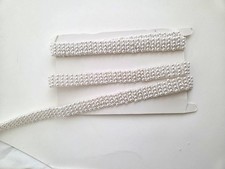 2 YD long DIY APPLIQUE PART, Pearl DIY Applique Trim
